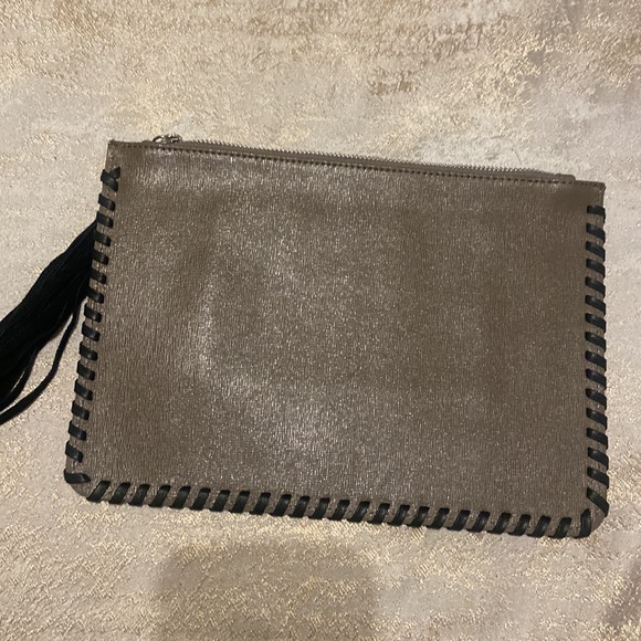 Garuglieri Genuine leather clutch made in Italy - Picture 1 of 5